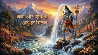 Ganga Saptami 2026: गंगा सप्तमी पर इस विधि से करें शिवलिंग का अभिषेक। (Ai Generated Image)