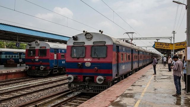 गाजीपुर से होकर जाने वाली चार मेमू पैसेंजर ट्रेनें 26 अप्रैल को रहेंगी रद, कई के बदले रूट
