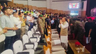भारतीय सेना द्वारा आयोजित सूर्य देवभूमि चैलेंज 2.0 के समापन समारोह में पहुंचे सीएम पुष्कर सिंह धामी।