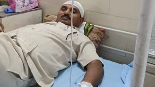 शहडोल जिला अस्पताल में भर्ती चौकी प्रभारी मंगला दुबे।