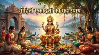 Mohini Ekadashi 2026: मोहिनी एकादशी पर तुलसी मंजरी के चमत्कारी उपाय। (Ai Generated Image)