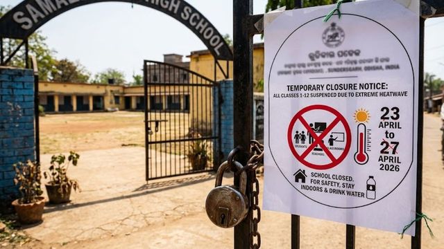 ओडिशा में भीषण गर्मी का कहर: सुंदरगढ़ में 27 अप्रैल तक जिले के सभी स्कूल बंद, प्रशासन ने जारी की अधिसूचना
