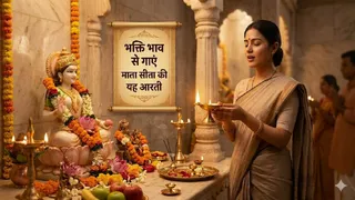 Seeta Navami 2026: माता सीता की आरती। (Ai Generated Image)