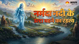 Why Narmada River Flows West: क्यों पूर्व से पश्चिम की ओर बहती है नर्मदा नदी? (Ai Generated Image)