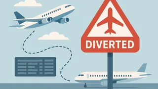 लखनऊ के चौधरी चरण सिंह अंतरराष्ट्रीय एयरपोर्ट, अमौसी डाइवर्ट कर दी गईं