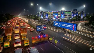 आईपीएल मैच के चलते रविवार को रूट डायवर्ट रहेगा। फोटो: एआई जनरेटेड