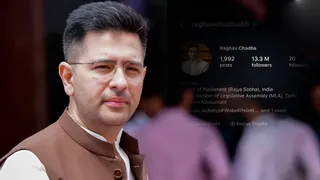 इंस्टाग्राम पर गिरे राघव चड्ढा के फॉलोअर्स (जागरण)