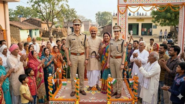 भाई-बहन ने वर्दी पहनकर क्षेत्र में बढ़ाया परिवार का मान, युवाओं के लिए बने प्रेरणा
