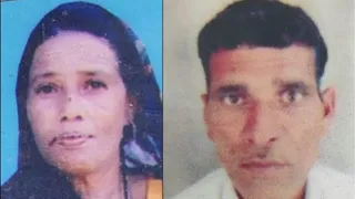 राधा और संतोष के फाइल फोटो।