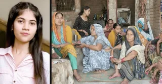 खुशी की फाइल फोटो, बेटी की संदिग्ध मौत पर बेसुध बैठी मृतका की मां व अन्य महिलाएं। जागरण