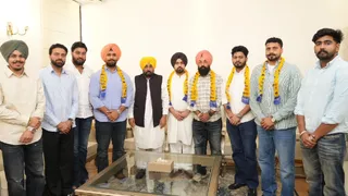 जस्सी का सीएम मान ने किया स्वागत (जागरण)