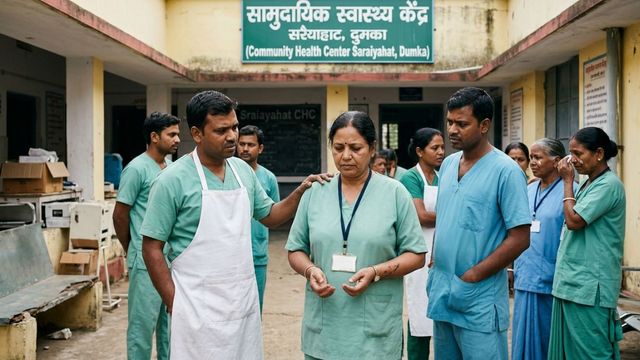 दुमका के सरैयाहाट सीएचसी कर्मियों का 8 महीने से नहीं मिला वेतन, आर्थिक संकट का करना पड़ रहा सामना
