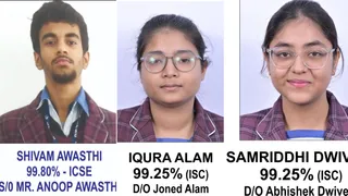 राजधानी के कई मेधावियों ने 99 प्रतिशत से अधिक अंक हासिल किए