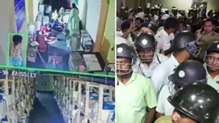 टीएमसी ने जारी किया सीसीटीवी फुटेज, मचा बवाल।