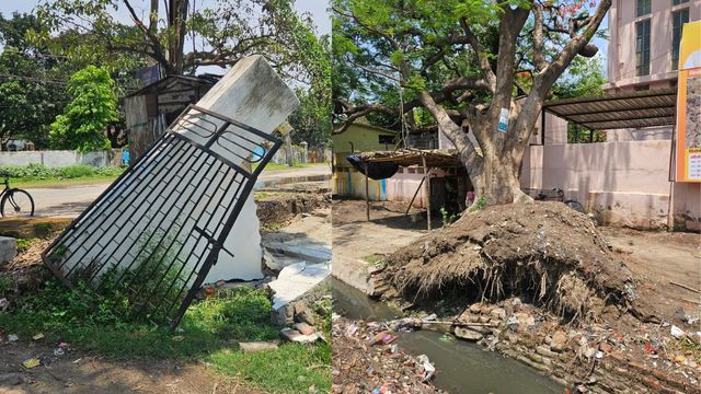 उत्तर बिहार में आंधी-पानी का कहर: भारी नुकसान, ट्रेनें प्रभावित, मोतिहारी में चार घायल