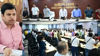 ईओ कृष्ण भूषण कुमार की हत्या से स्तब्ध भागलपुर, कार्यालयों से स्कूल तक दी गई श्रद्धांजलि