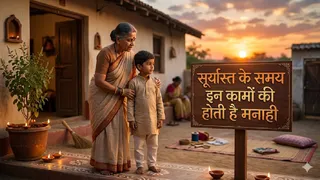 शाम के समय भूलकर भी न करें ये 5 काम। Ai Generated Image