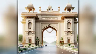 संभल में इस तरह बनेंगे चारों मार्गो पर प्रवेश द्वार। सौ.नगरपालिका