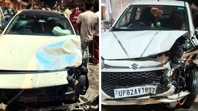 ऐसा एक्सीडेंट फिल्मों में देखा होगा... एक कार अनियंत्रित होकर हवा में उछली, घर के बाहर खड़ी दूसरी के उड़े परखच्चे