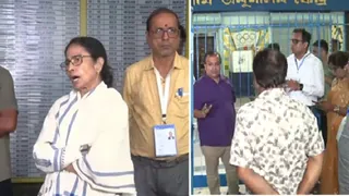 कोलकाता में स्ट्रांग रूम में आधी रात को हाई-वोल्टेज ड्रामा, खुद ममता बनर्जी पहुंची (फोटो- एक्स)