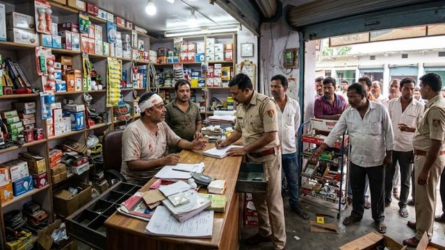 कुढ़नी में दुकानदार से 10 हजार की रंगदारी मांगी, विरोध करने पर चाकू और फाइटर से सिर फोड़ा
