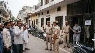 पुलिस ने शांत कराया मामला। (AI Generated Image)