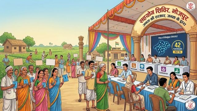 नहीं लगाना पड़ेगा सरकारी दफ्तरों के चक्कर, अधिकारी खुद आएंगे गांव; भोजपुर में 19 मई से लगेंगे सहयोग शिविर 
