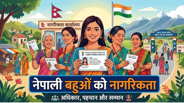 नेपाली महिलाओं को भारत में नागरिकता मिलना हुआ आसान, एक काउंटर पर पूरी होगी प्रोसेस
