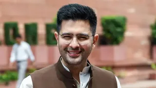 बीजेपी की जीत पर क्या बोले राघव चड्ढा। (एएनआई)