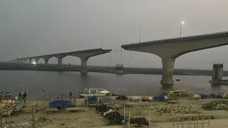 रविवार देर रात टूट गया विक्रमशिला सेतु का बड़ा हिस्सा। जागरण