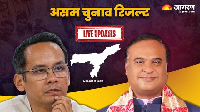 Assam Assembly Election Result 2026 LIVE: असम के चुनावी रुझानों में बीजेपी का शतक, हिमंत बिस्वा सरमा 87 हजार वोटों से आगे