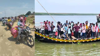 विक्रमशिला सेतु क्षतिग्रस्त: भागलपुर में गंगा पार के लिए नाव-क्रूज सेवा शुरू, प्रशासन ने किए व्यापक इंतजाम