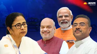 बंगाल में 200 के पार भाजपा, तमिलनाडु में विजय की विक्ट्री।