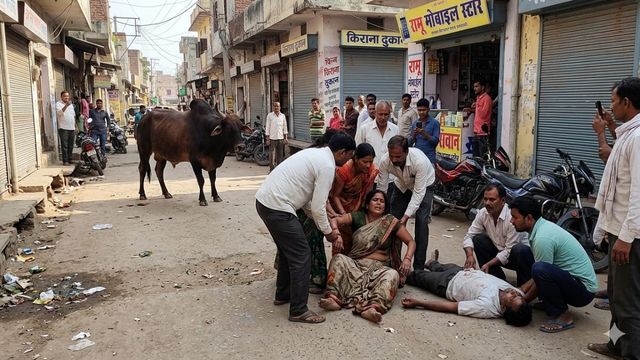 दरभंगा में सांड ने महिला सहित दो पर किया हमला, एक की मौत, दहशत का माहौल 
