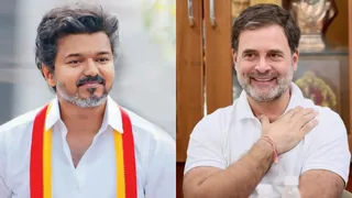 TVK प्रमुख विजय, कांग्रेस नेता राहुल गांधी