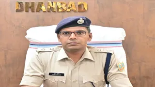 धनबाद के एसएसपी प्रभात कुमार। (फोटो जागरण)