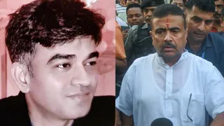 सुवेंदु अधिकारी के पीए की हत्या। (फोटो-पीटीआई और एएनआई।)
