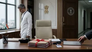 मृतक के ऑडियो के आधार पर दो अधिकारी निलंबित। एआई जेनरेटेड सांकेतिक तस्वीर