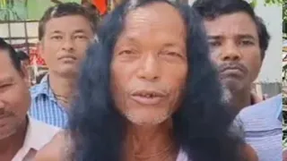 बंगाल में BJP की जीत पर मजदूर बनेश्वर बर्मन ने सिर मुंडवाया(फोटो: सोशल मीडिया)
