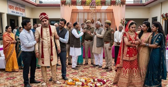 प्यार, तकरार और फिर थाने में रार! युवती की शिकायत पर बरात निकासी के समय दूल्हा गिरफ्तार, समझौते के बाद सात फेरे
