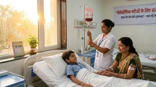 हाफ-मैच बोन मैरो ट्रांसप्लांट थैलेसीमिया के गंभीर मरीजों के लिए एक नई उम्मीद बनकर उभरा है। इमेज एआई