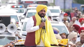 संबोधन करते हुए मुख्यमंत्री भगवंत मान।