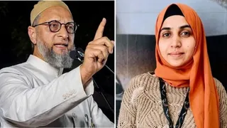 निदा खान के बचाव में उतरे ओवैसी (फाइल फोटो)