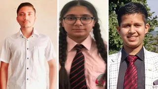 दसवीं की मेरिट में आया विक्रांत, रिशिता और देवांश।