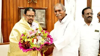 राष्ट्रपति ने रंगासामी को पुडुचेरी का मुख्यमंत्री नियुक्त किया।