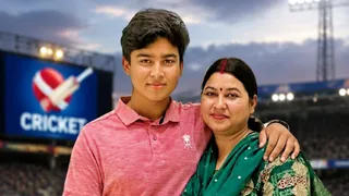 Mother Aarti Suryavanshi Sacrifice: मां आरती के साथ क्रिकेट वैभव सूर्यवंशी। फोटो सौ. स्वजन।