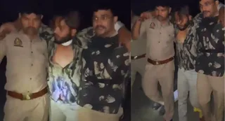 पुलिस की गिरफ्त में आरोपी। जागरण