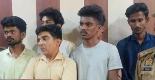 म्यूल खातों में लाखों रुपये मंगवाकर ठगी करने में गिरफ्तार आरोपित। जागरण