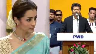विजय के शपथ ग्रहण समारोह में पहुंची तृषा