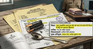 जमशेदपुर में बच्चे को बैटरी का मसाला खिलाने का सनसनीखेज मामला। (विजुअल: एआई जेनरेटेड)